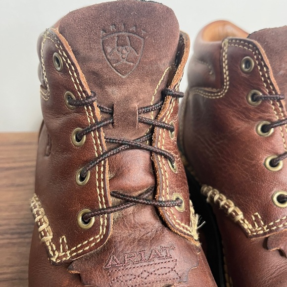 ARIAT Canyon Women’s size 7B Leather Lace Up Riding Work Boots Outdoors Hiking - Picture 4 of 13